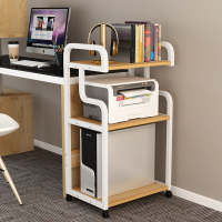 放a3打印机架架子双层书桌办公室置物架放置架落地打印纸收纳架