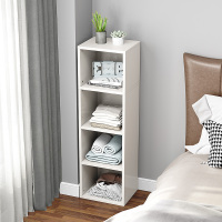 简易书架书柜墙角置物架书橱简约落地长夹缝角柜CD架餐边柜阳台柜