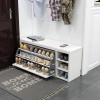 进翻斗式换鞋凳穿鞋凳式家用口可坐软包坐垫换鞋凳玄关柜鞋柜