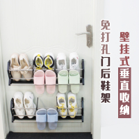 防盗鞋架窄小口双排多层家用室内上小型鞋收纳后挂式鞋架