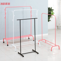 单杆式晾衣架落地卧室内衣帽架家用简易挂衣架凉衣服折叠晒衣架子