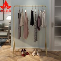 衣架落地卧室网红北欧简易轻奢ins创意小型收纳整理家用挂衣帽架