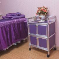 嘉卉 台式美容院仪器平板小推车置物架轻便四轮静音美甲医用移动架子