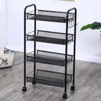 嘉卉 美容小推车多功能院汽修保洁手推车新款四轮置物架移动美发美甲店