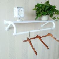 嘉卉 铁艺服装店衣架展示架上墙侧挂式女装童装货架壁挂衣服的架子墙上