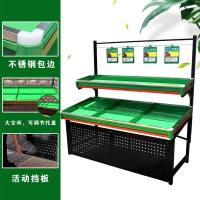 嘉卉 水果货架超市蔬菜 展示架多功能二层果蔬架三层水果店货架加厚