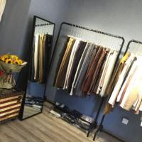 嘉卉 铁艺衣架杆服装店男女货架展示架落地式中岛架侧挂架衣服架子 邮