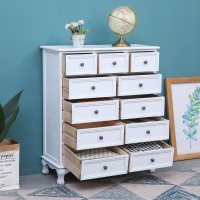 嘉卉 实木五斗柜五斗橱特价卧室储物柜简约现代抽屉式收纳柜玄关柜 邮
