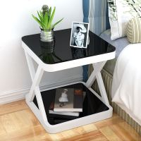 嘉卉 床头柜简约现代卧室收纳小桌子创意置物柜床头小柜组装简易床边柜