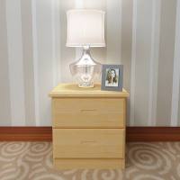 嘉卉 松木床头柜床边柜储物柜实木床头柜家具收纳柜卧室家具小柜子