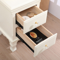 嘉卉 迷你床头柜欧式窄柜子小户型床边柜30厘米缝隙床边置物储物小柜子