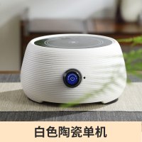 电陶炉煮茶器迷你家用小型茶道煮茶炉玻璃烧水泡茶电热圆形陶瓷炉|白色电陶炉