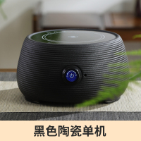 电陶炉煮茶器迷你家用小型茶道煮茶炉玻璃烧水泡茶电热圆形陶瓷炉|黑色电陶炉