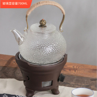 电陶炉家用煮茶静音小型迷你蒸煮泡烧茶防水电陶炉紫砂茶炉煮茶器|电陶炉B款+玻璃壶A款(煮茶)