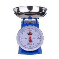 弹簧秤度盘秤10kg老式盘称5kg表盘式机械秤3kg指针家用厨房小台称|度盘秤1kg(蓝色)