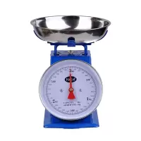 弹簧秤度盘秤10kg老式盘称5kg表盘式机械秤3kg指针家用厨房小台称|度盘称3kg(蓝色)
