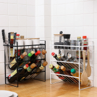 厨房用品酱油瓶置物架调料架子刀架家用大全落地多层台面收纳神器