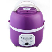 带饭神器多功能电加热饭盒上班族可插电长保温自加热饭菜|二层电脑紫色