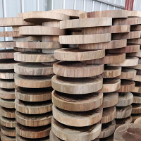 越南铁木砧板家用圆形案板蚬木整木加厚切菜板实木抗菌防霉