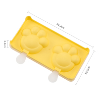diy冰块冰激凌冰淇淋冰棍棒冰草莓雪糕模具家用冰格|猫爪(带盖)颜色随机