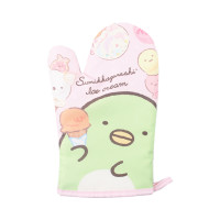 微波炉烤箱防烫手套隔热手套加厚耐高温可爱厨房烘焙棉布|粉色一只(右手)