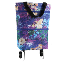 市购物袋折叠便携大号手提袋买菜包带轮子拖轮袋子大容量环保袋|千紫叶 其他