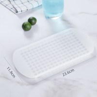 迷你制冰盒冰盒硅胶小冰格碎碎冰小块冰块模具冻冰盒冰模制冰神器|透明色