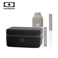 xcoolthing电热饭盒可插电加热餐盒上班族保温便当盒|黑色蒸汽加热饭盒+便携餐具+水瓶