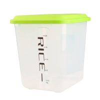 米桶20斤10斤储米缸家用密封面粉桶盒子储米箱加厚防尘潮收纳|(30斤装加厚升级款)绿色翻盖+收藏送量杯