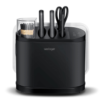 智能刀具消毒架保洁机消毒机筷子烘干刀架多功能菜刀收纳架|黑色[顺丰]送磨刀器