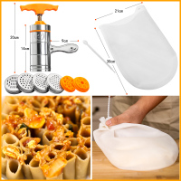 第三代面条机家用小型多功能手动压面机格拉条面条神器手摇机|升级三代[6模具]+和面袋