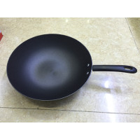 炒锅配套平底锅无涂层生铁锅电磁炉专用铸铁锅|32CM炒锅