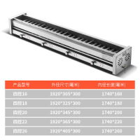 商用黑金刚烧烤炉无烟燃气天然气液化烤羊肉串生蚝鱼摆摊烤架炉子|1.92米四控24管(烤口174*26)分区控制调风