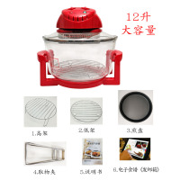 空气炸锅大容量电气炸锅空气炉无油智能烤锅家用新款特价可视|红色电视购物[12升高配]推荐