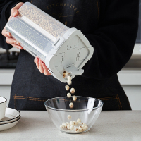 食品级密封罐五谷杂粮收纳盒透明分格厨房豆子干货子瓶粮食储物罐