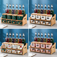 厨房用品陶瓷盐糖调料盒家用组合油盐酱醋瓶调味罐子收纳大全