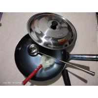 老式铁锅家用传统圆底炒菜锅燃气灶适用炒勺无涂层熟铁炒锅|普通32cm送锅盖+炒勺+隔热把套
