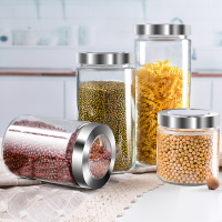 厨房米桶密封玻璃储存盒装五谷杂粮瓶子干货豆子收纳家用储物罐子