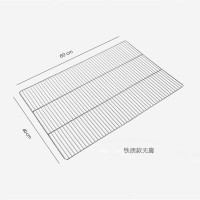 不锈钢面包烘焙晾网凉架饼干蛋糕冷却架冷却网60x40商用烘焙工具|铁镀锌无脚款*60*401.2斤易生锈