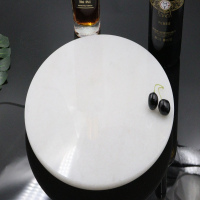 浩晟大理石裱花台蛋糕转盘喷砂转台家用烘焙工具拍摄展示台12寸10|广西白直径24.5cm10寸纹理随机