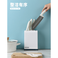 家用刀具收纳架厨房多功能置物架创意一体刀座塑料落地刀架插刀架