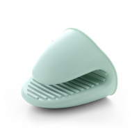 厨房防烫夹子加厚硅胶烘培耐高温微波炉烤箱隔热手套夹碗器|橄榄绿单个装