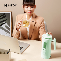 迷你豆浆机家用小型破壁免过滤全自动加热多功能单人榨汁米糊|绿色