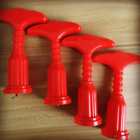 加大加厚红酒开瓶器 塑料开瓶器 开瓶器 酒起子 简易开瓶器|大红色1000个