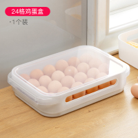 冰箱用放鸡蛋的收纳盒厨房抽屉式保鲜鸡蛋盒收纳蛋盒架托装鸡蛋盒|标准款1个装