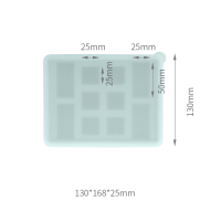 冰块模具带盖硅胶冰格冰箱速冻冻冰球神器家用圆形圆球制冰盒|[食品级]橄榄绿-积木款