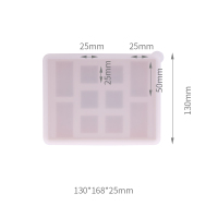 冰块模具带盖硅胶冰格冰箱速冻冻冰球神器家用圆形圆球制冰盒|[食品级]藕粉色-积木款