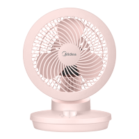 空气循环扇电风扇家用台式落地电扇卧室客厅摇头涡轮对流风扇|粉色