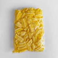 浴帽防水加大加厚帽成人女彩色浴帽染发帽焗油浴帽洗澡一次性|黄色 50个装[加厚]