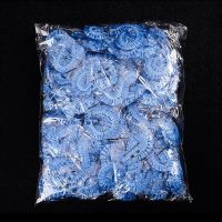加厚一次性浴帽女防水防尘套成人头套头帽洗头帽焗油染发厨房头罩|蓝色 加厚200只装[优惠]